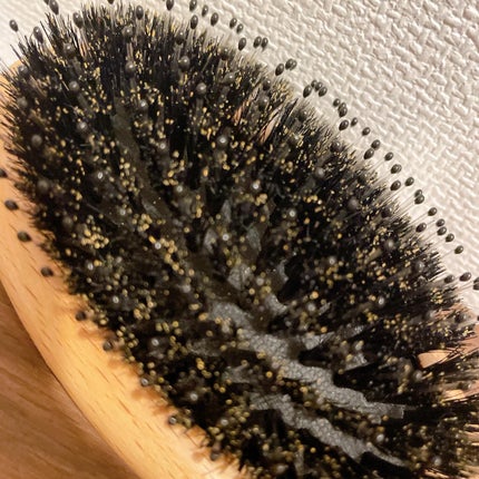 ヘアブラシ 天然猪毛&ピン ショートタイプ/UNU TIME/ヘアブラシを使ったクチコミ(2枚目)