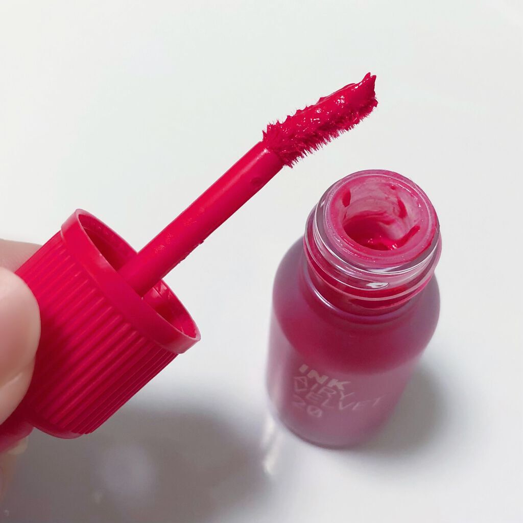 インク エアリー ベルベット/PERIPERA/口紅を使ったクチコミ(2枚目)