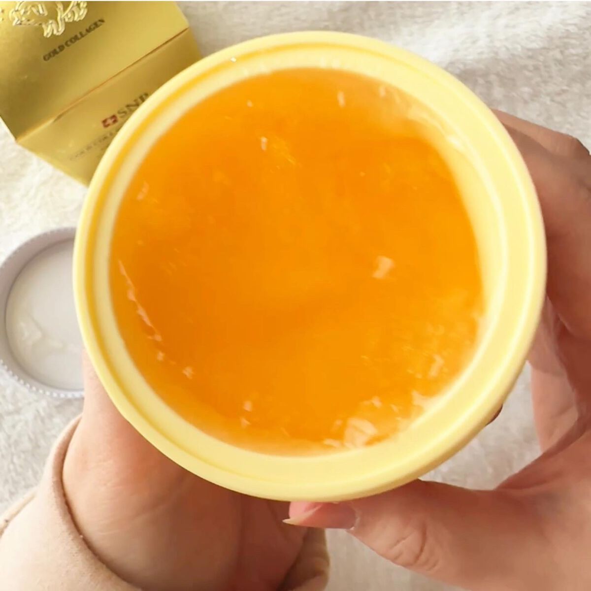 SNP ゴールド コラーゲン スリーピング パック/SNP/シートマスク・パックを使ったクチコミ(3枚目)