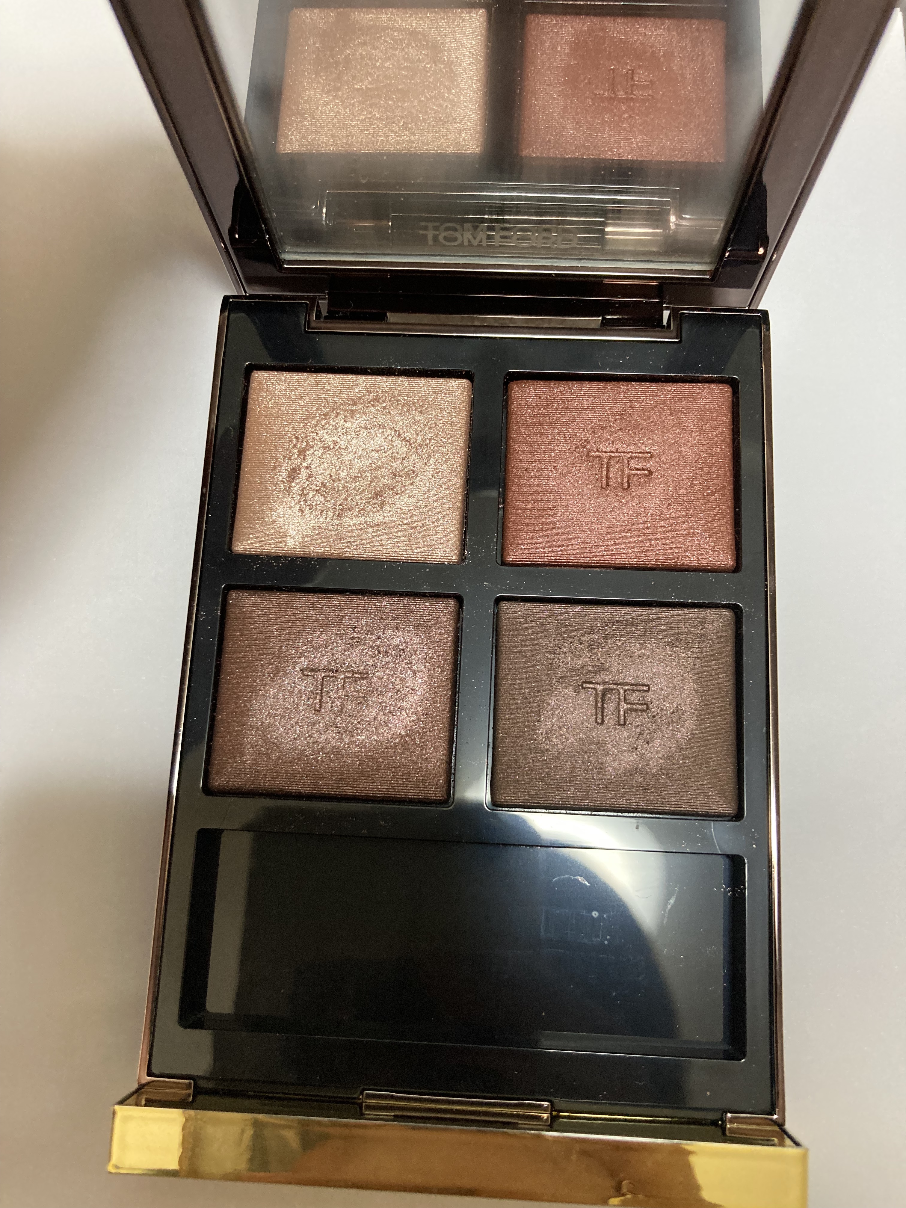 アイ カラー クォード 03A ボディ ヒート/TOM FORD BEAUTY/アイシャドウパレットを使ったクチコミ（1枚目）