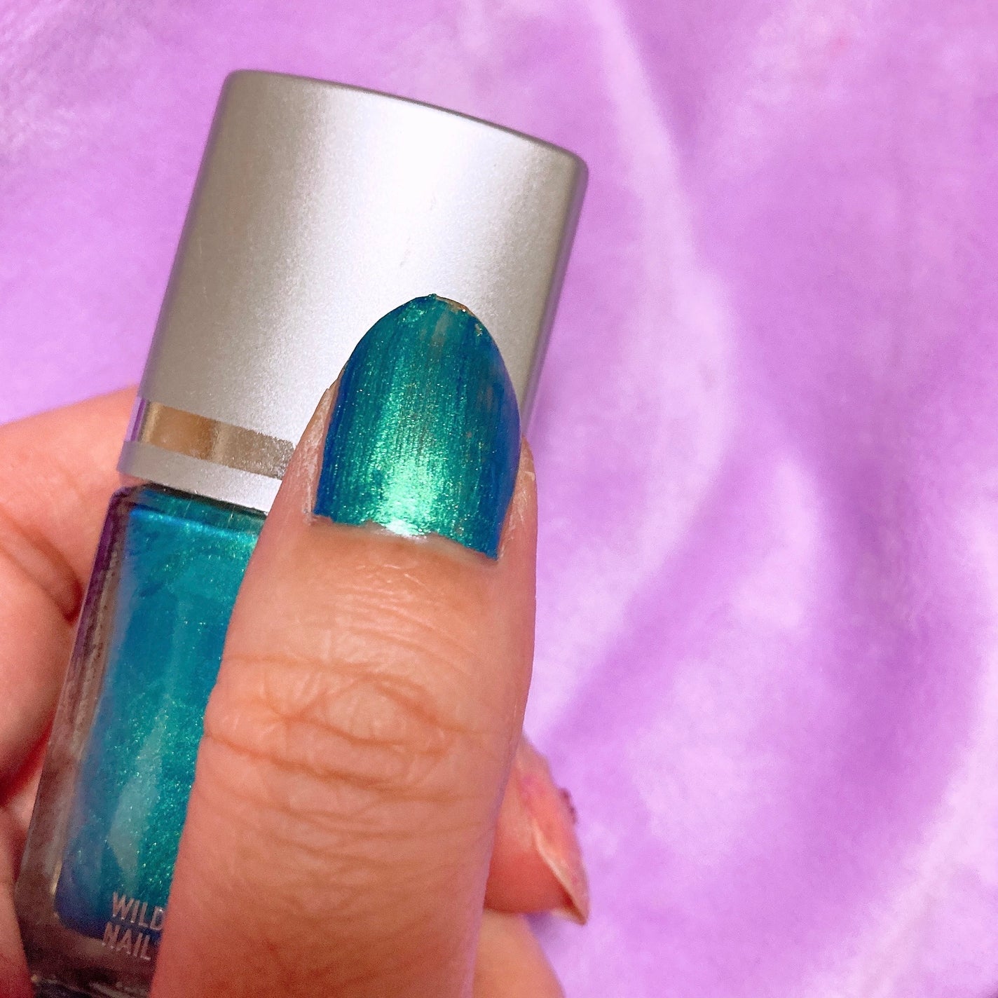 ゆぽぽㄘゃん(フォロバ100) on LIPS 「\まるでマグネット🧲ネイル/ワイルドカラーネイルシャイン630..」(4枚目)