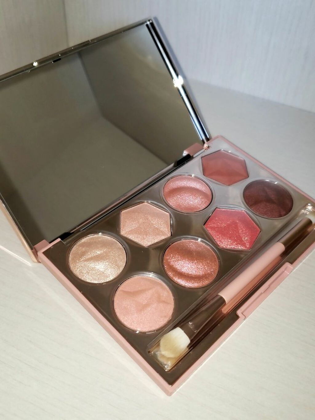 プリズム エアー アイ パレット/CLIO/アイシャドウパレットを使ったクチコミ（2枚目）