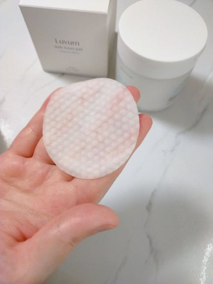 ナチュラルブランデイリートナーパッド/Luvum/トナーパッドを使ったクチコミ(4枚目)