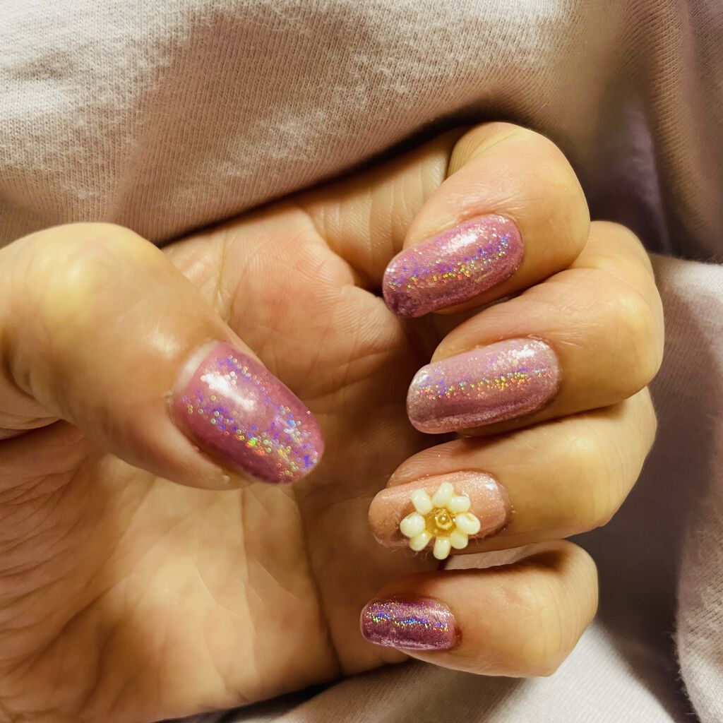 ミラーパウダー/セリア/ネイル用品を使ったクチコミ（1枚目）