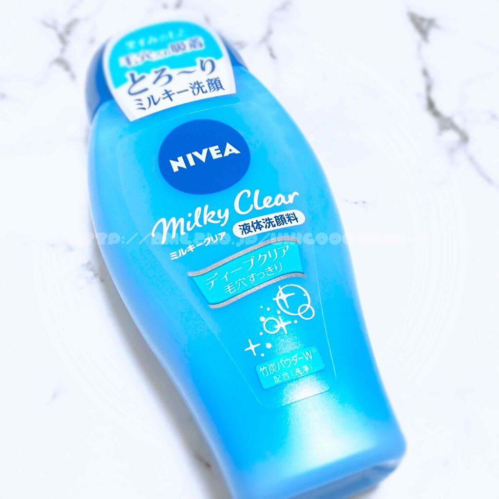 ニベア ミルキークリア洗顔料 ディープクリア/ニベア/洗顔フォームを使ったクチコミ(1枚目)