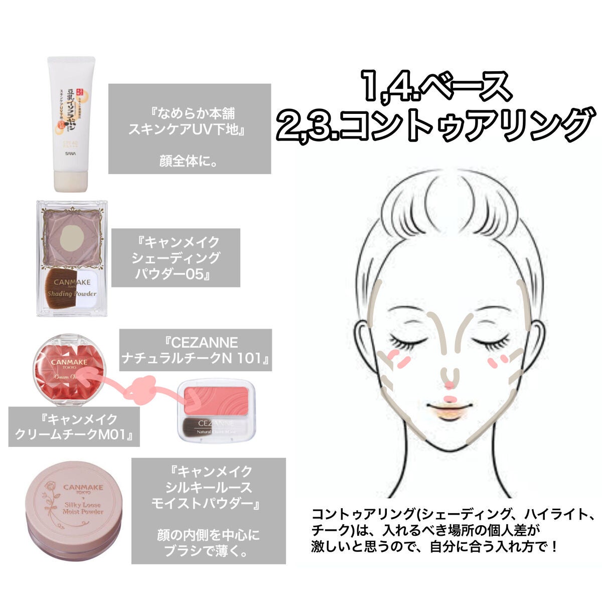 シェーディングパウダー/キャンメイク/シェーディングを使ったクチコミ(2枚目)