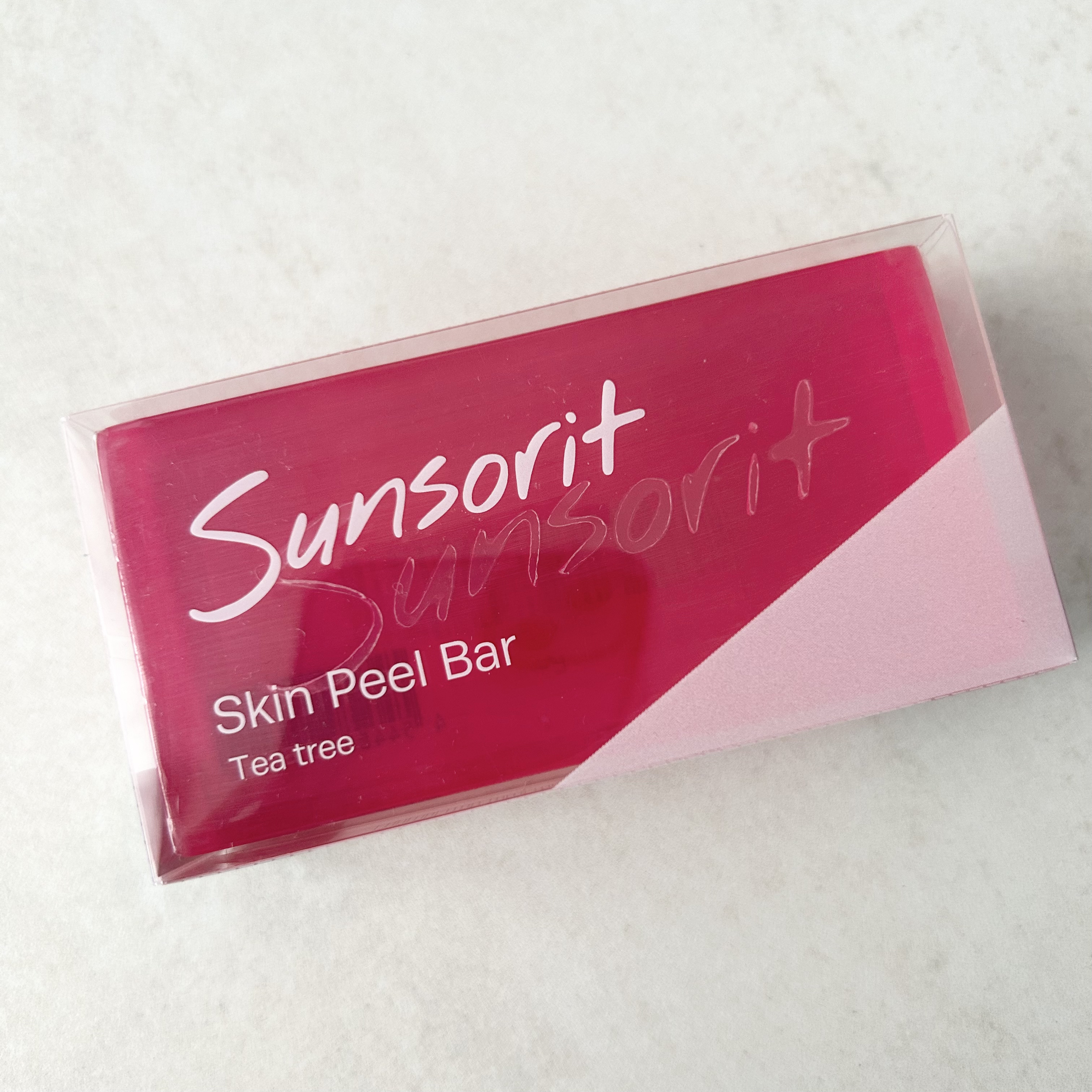 スキンピールバー ティートゥリー/サンソリット/洗顔石鹸を使ったクチコミ（1枚目）