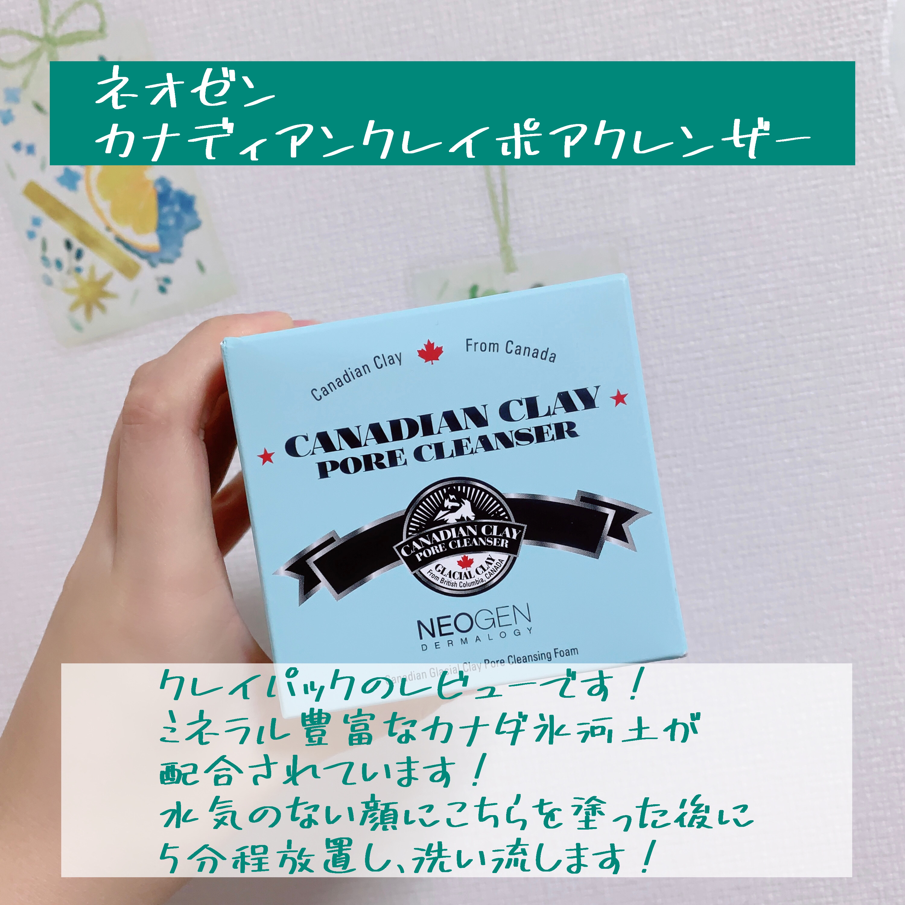 カナディアンクレイ ポア クレンザー/NEOGEN/洗い流すパック・マスクを使ったクチコミ（2枚目）