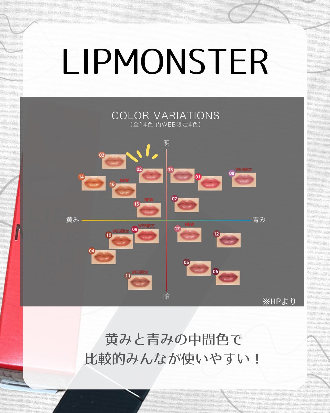 ケイト リップモンスター/KATE/口紅を使ったクチコミ(4枚目)