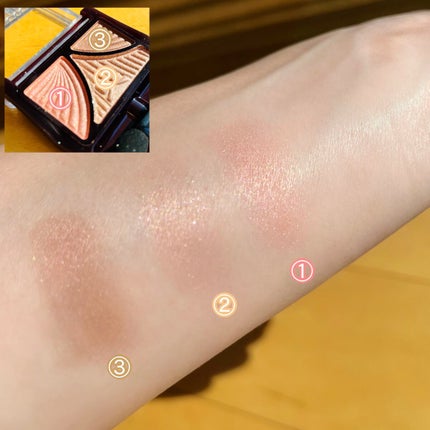 ジューシーピュアアイズ/キャンメイク/アイシャドウパレットを使ったクチコミ(2枚目)