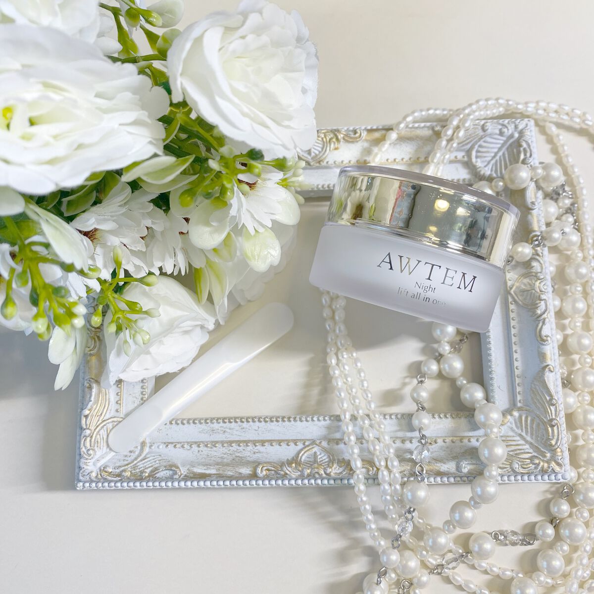 ナイトリフトオールインワン(夜⽤ジェルクリーム)/AWTEM/オールインワン化粧品を使ったクチコミ(4枚目)