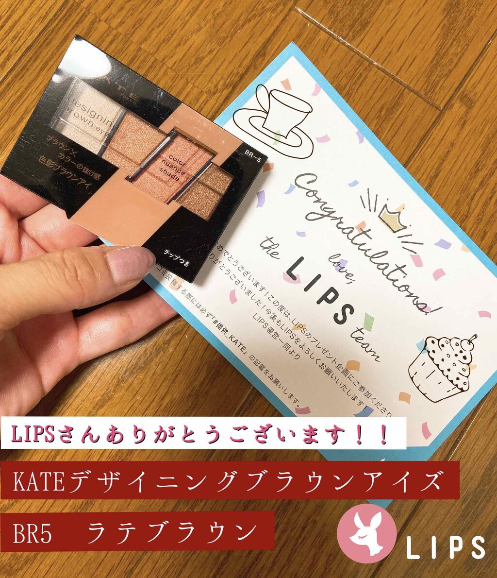 デザイニングブラウンアイズ/KATE/アイシャドウパレットを使ったクチコミ(1枚目)