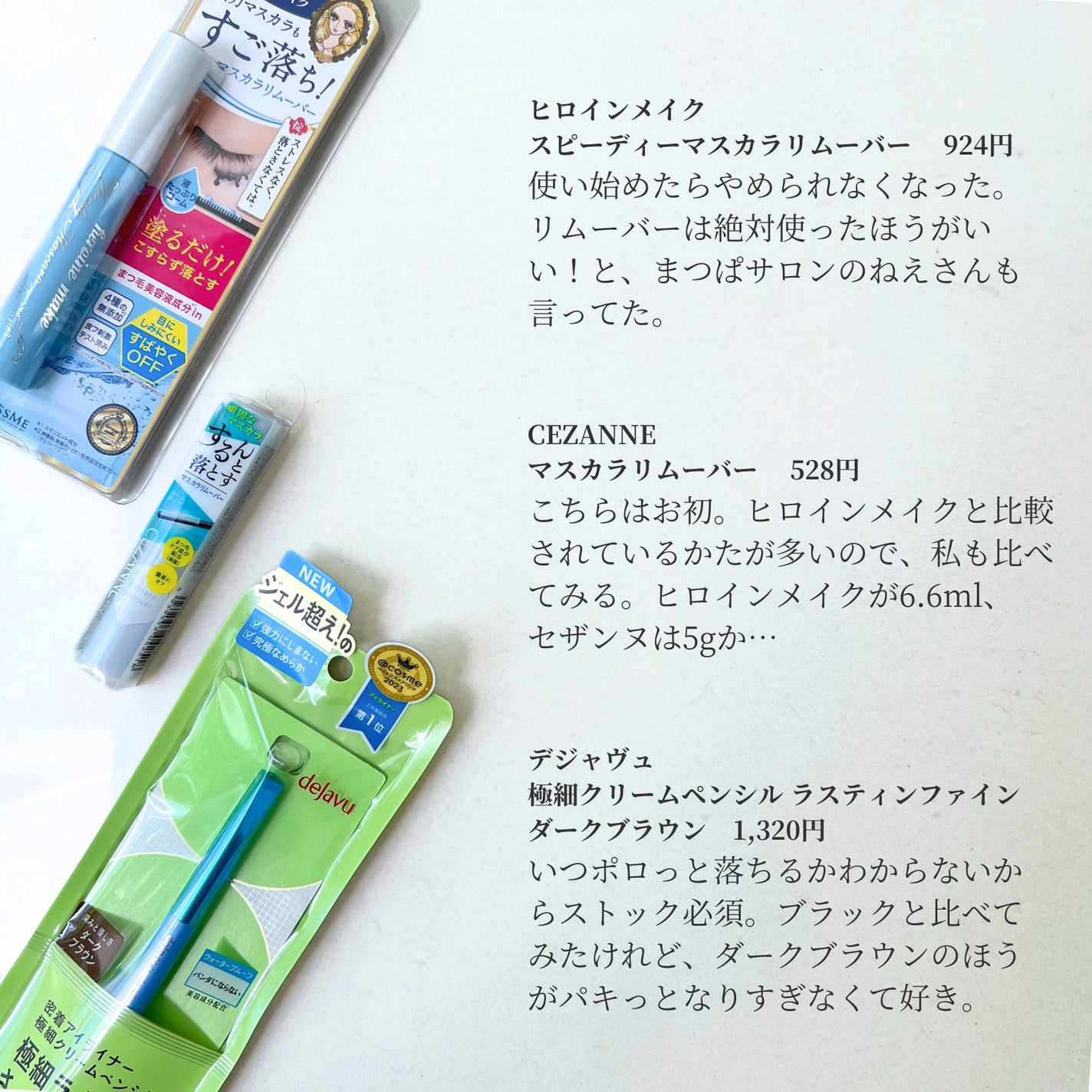 ヒロインメイクSP スピーディーマスカラリムーバー/ヒロインメイク/ポイントメイクリムーバーを使ったクチコミ(3枚目)