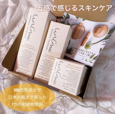 ORGANIC SKINCARE 3set/WAGANIC/スキンケアキットを使ったクチコミ（2枚目）