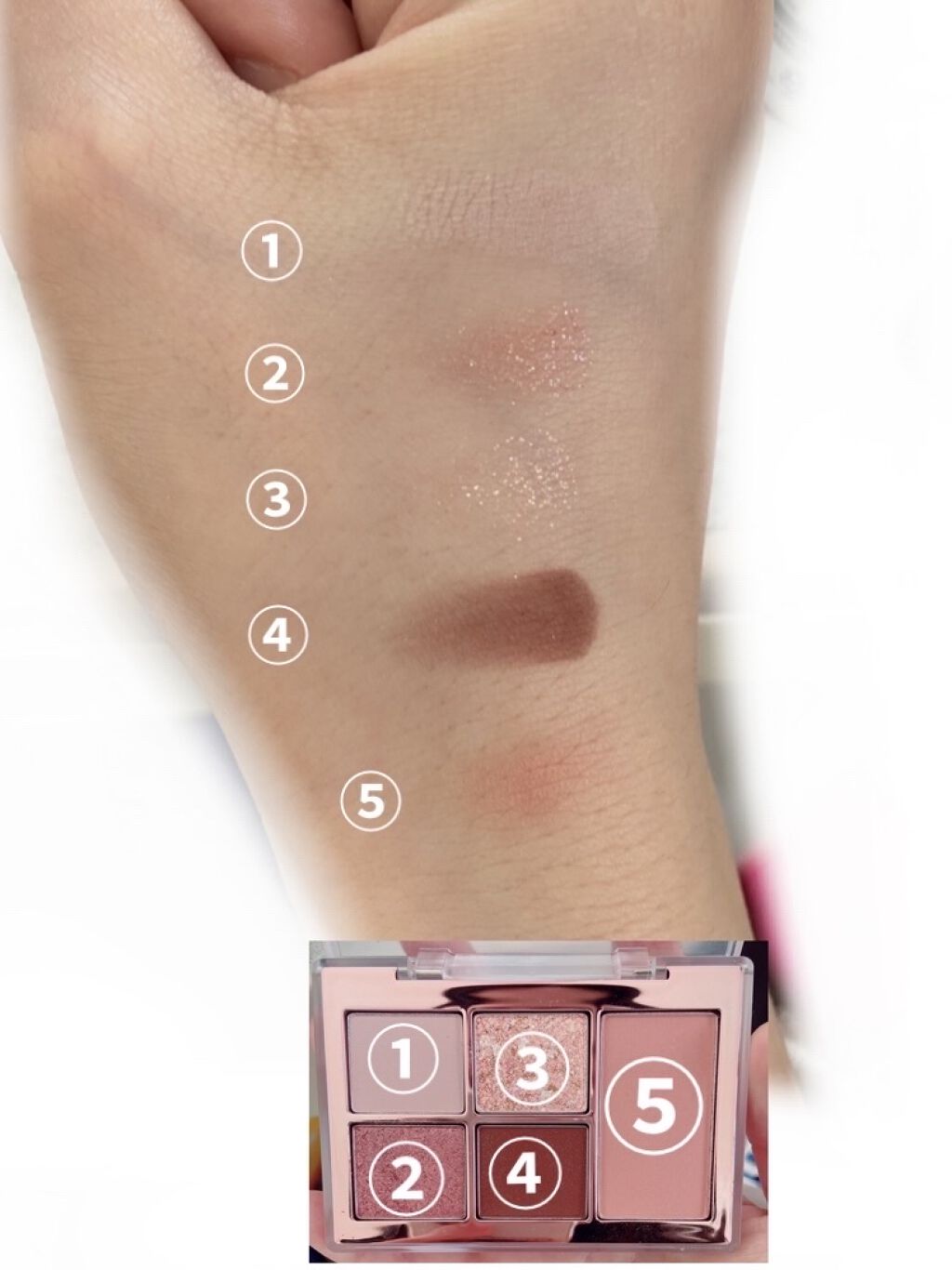 MISSHA イージー フィルター シャドウパレット/MISSHA/アイシャドウパレットを使ったクチコミ（2枚目）