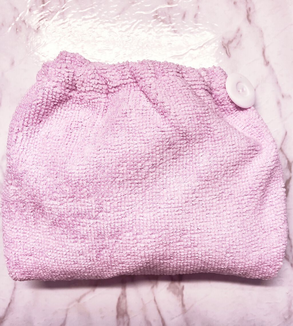 留める吸収ヘアターバン/セリア/ヘアアクセサリーを使ったクチコミ（2枚目）