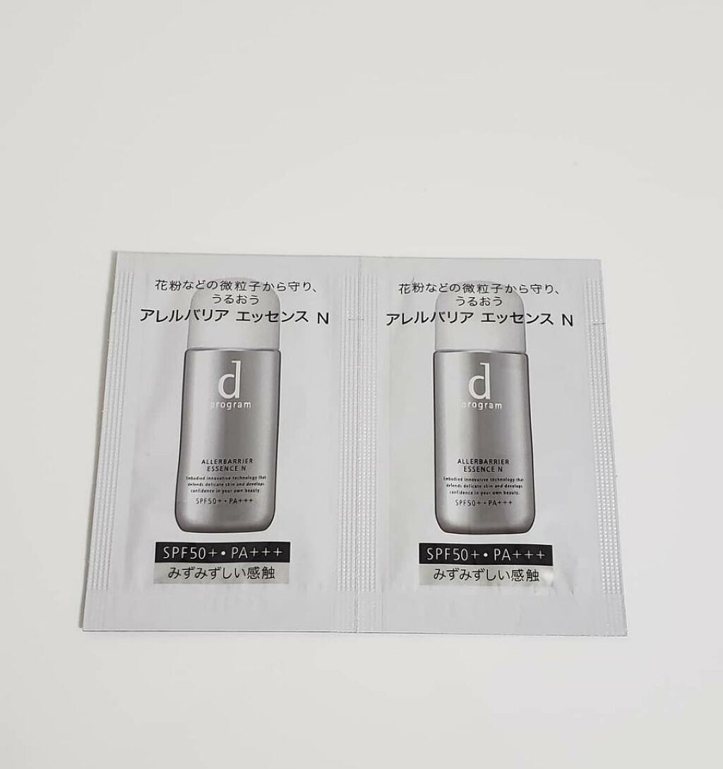 アレルバリア エッセンス/d プログラム/日焼け止め・UVケアを使ったクチコミ（1枚目）
