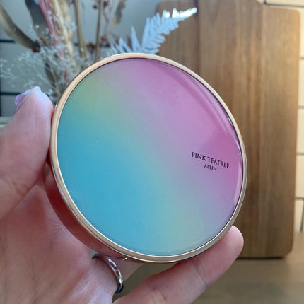 ピンクティーツリーカバークッション/APLIN/クッションファンデーションを使ったクチコミ(1枚目)