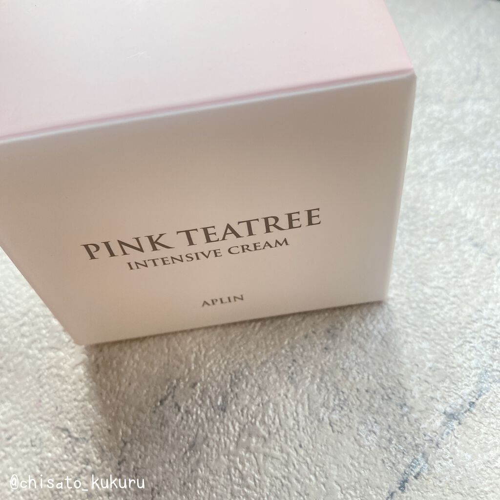 ピンクティーツリークリーム/APLIN/フェイスクリームを使ったクチコミ(2枚目)