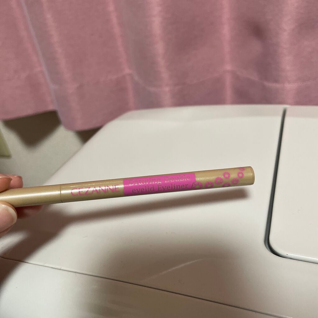 描くふたえアイライナー/CEZANNE/リキッドアイライナーを使ったクチコミ(1枚目)