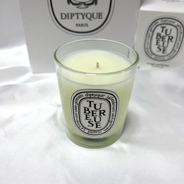 フレグランスキャンドル テュベルーズ/diptyque/アロマキャンドルを使ったクチコミ（2枚目）