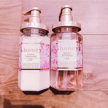 ディープモイスト 限定チェリーブロッサム シャンプー＆ヘアトリートメントペアセット/&honey/シャンプー・コンディショナーを使ったクチコミ（1枚目）