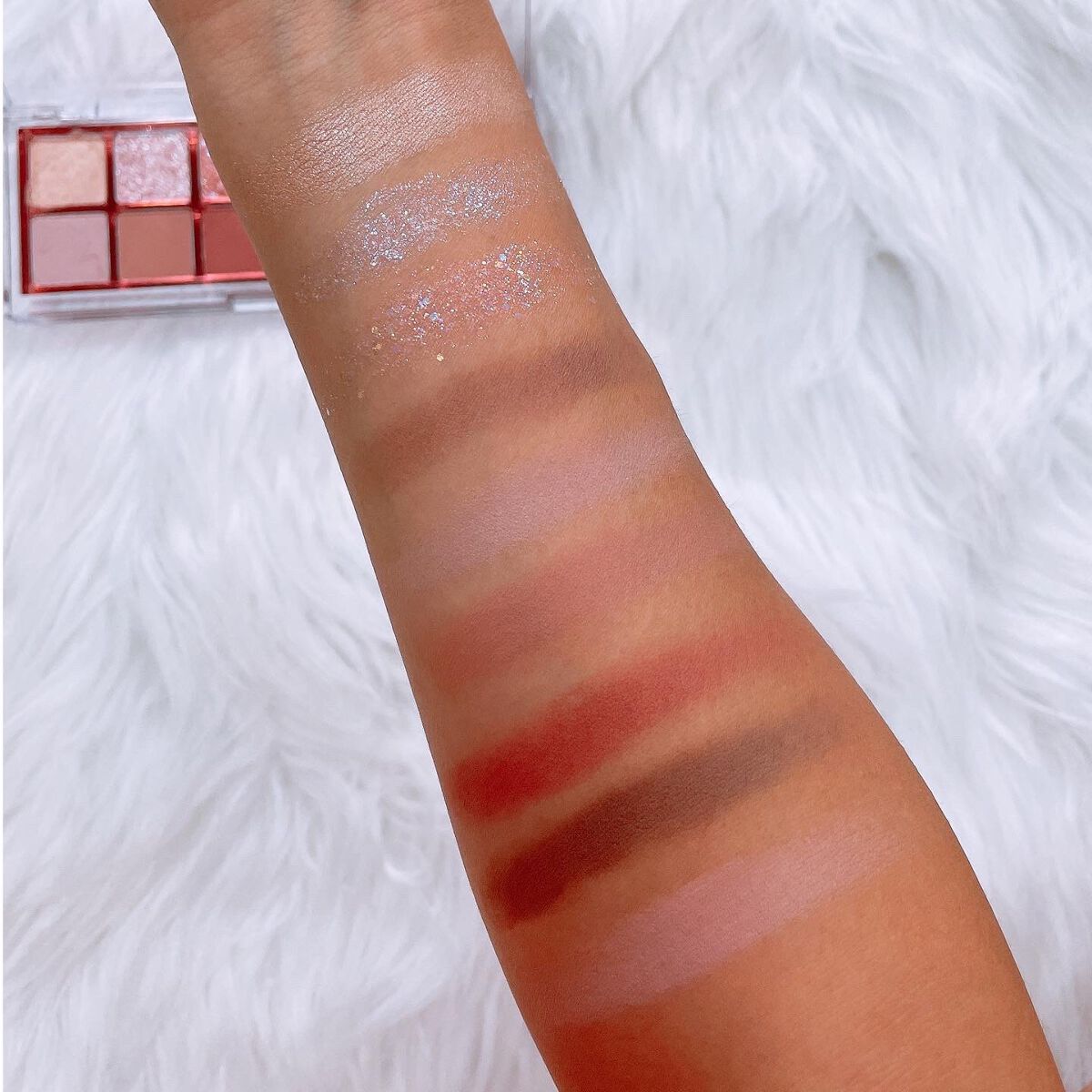 ミックスブラーリングアイパレット/wakemake/マルチパレットを使ったクチコミ(4枚目)