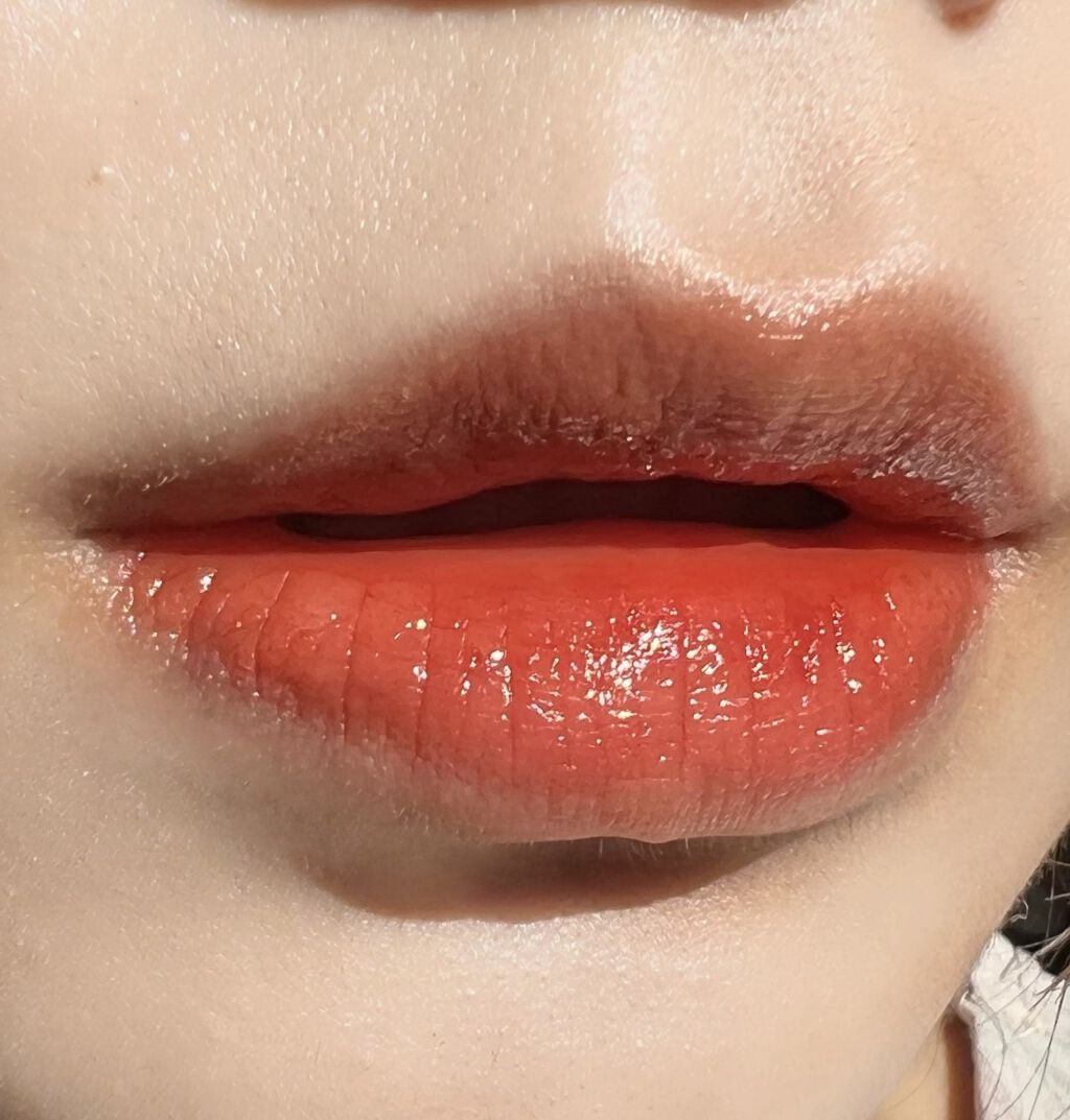 ムードアンドタッチラスターティント #4 TERRA COTTA/Hope Girl/リップティントを使ったクチコミ（3枚目）