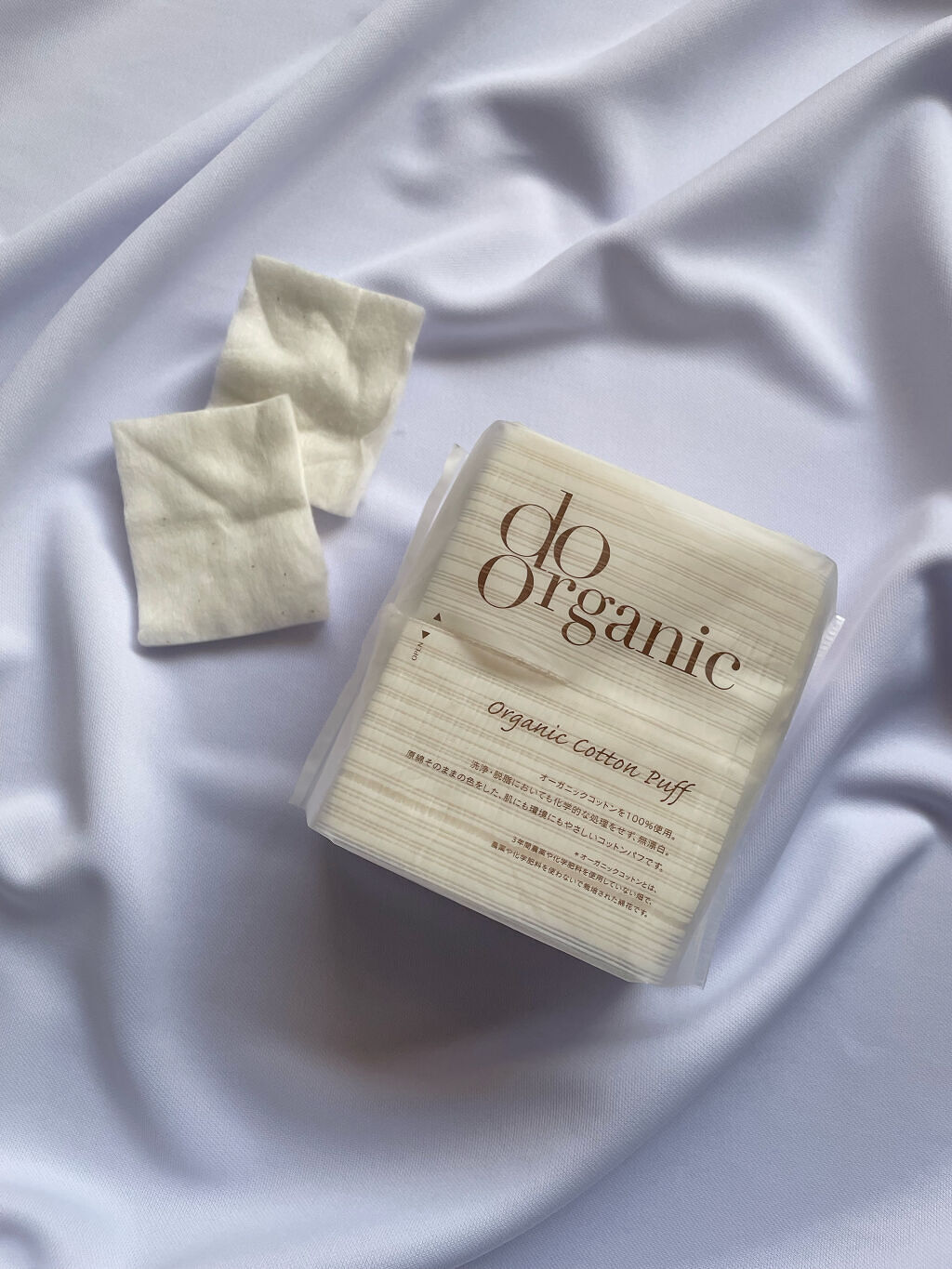 オーガニック コットン パフ/ドゥーオーガニック/コットンを使ったクチコミ（1枚目）