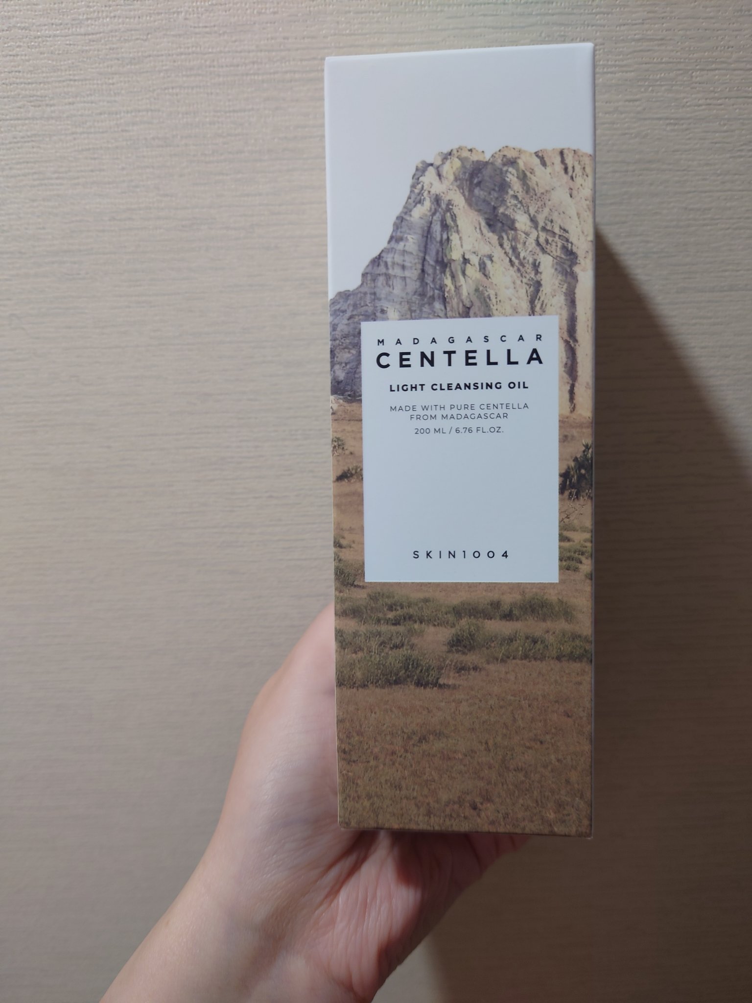 センテラ ライトクレンジングオイル/SKIN1004/オイルクレンジングを使ったクチコミ（1枚目）