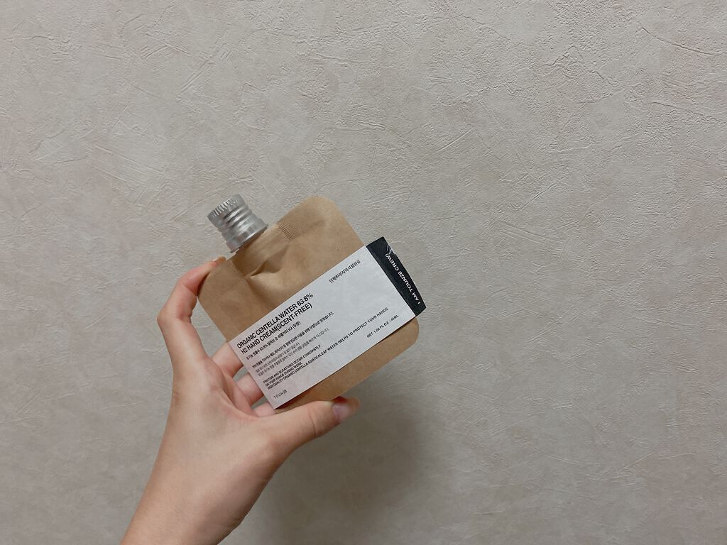 ORGANIC CENTELLA WATER 63.8% H2 HAND CREAM(SCENTFREE)/TOUN28/ハンドクリームを使ったクチコミ(1枚目)