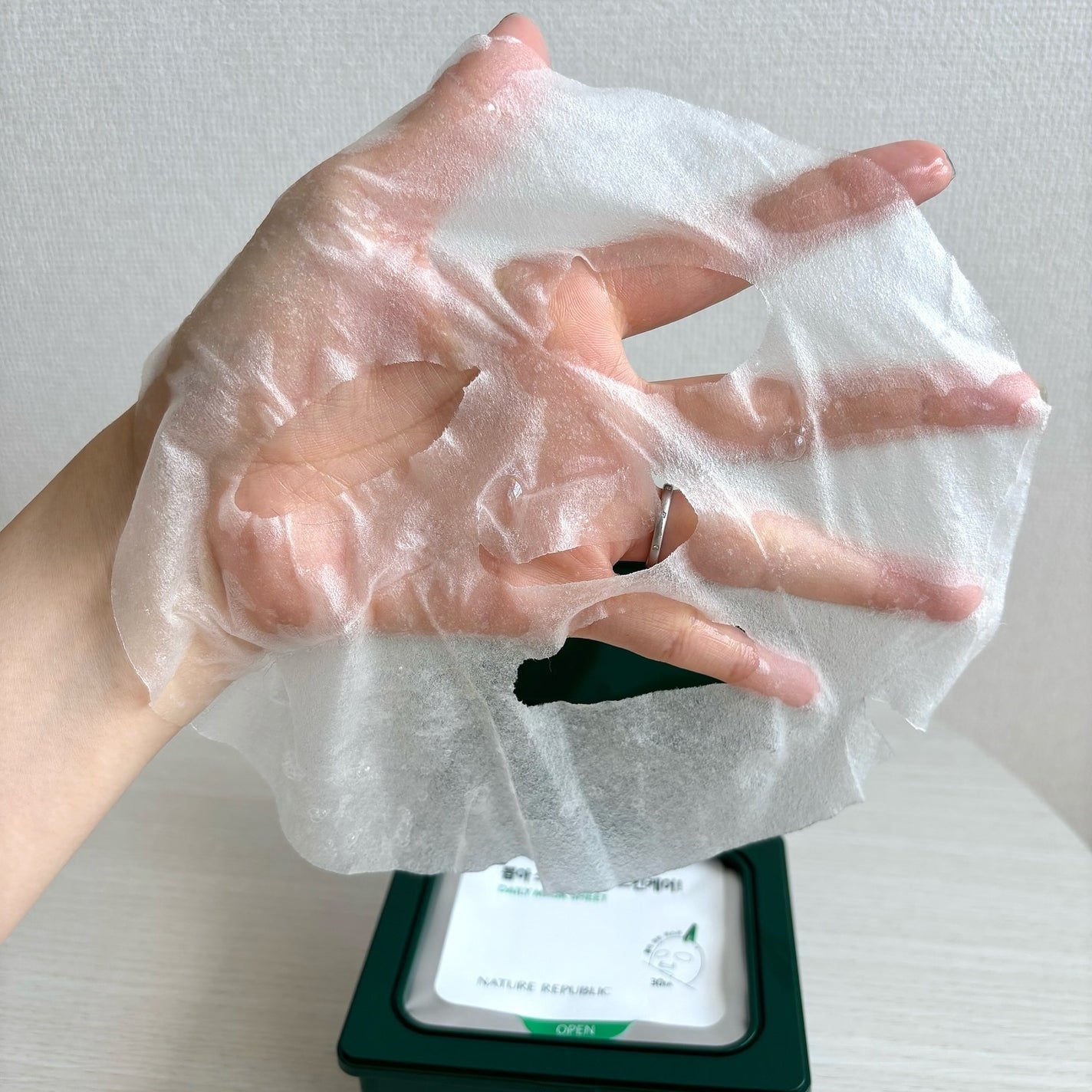 グリーンダーマCICA デイリーシートマスク/ネイチャーリパブリック/シートマスク・パックを使ったクチコミ(5枚目)