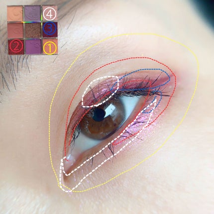 クォーツ 9色アイシャドウパレット(ドリームランドアイシャドウ)/ZEESEA/アイシャドウパレットを使ったクチコミ(2枚目)