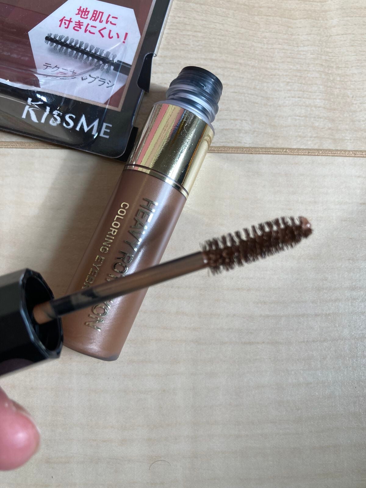 カラーリングアイブロウ/ヘビーローテーション/眉マスカラを使ったクチコミ(4枚目)