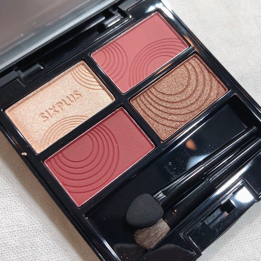 SIXPLUS 4色アイシャドウ/SIXPLUS/アイシャドウパレットを使ったクチコミ(10枚目)