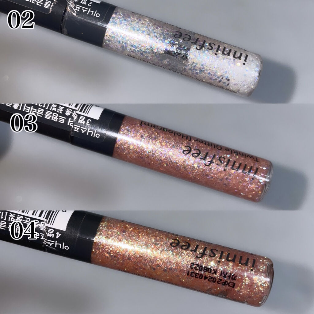 トゥインクル グリッター/innisfree/リキッドアイライナーを使ったクチコミ（3枚目）