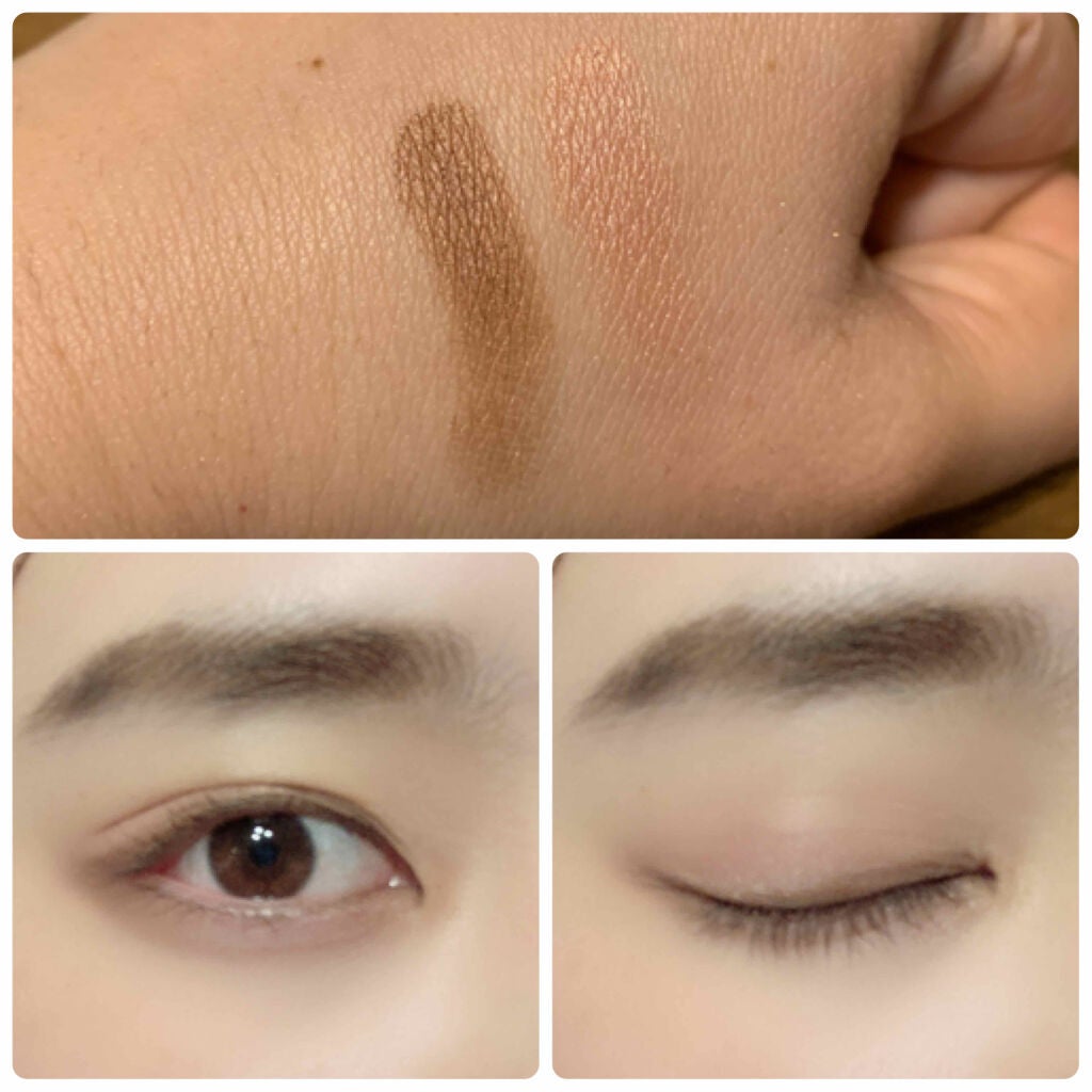 アイ カラー(チップ付)/ちふれ/アイシャドウパレットを使ったクチコミ(2枚目)