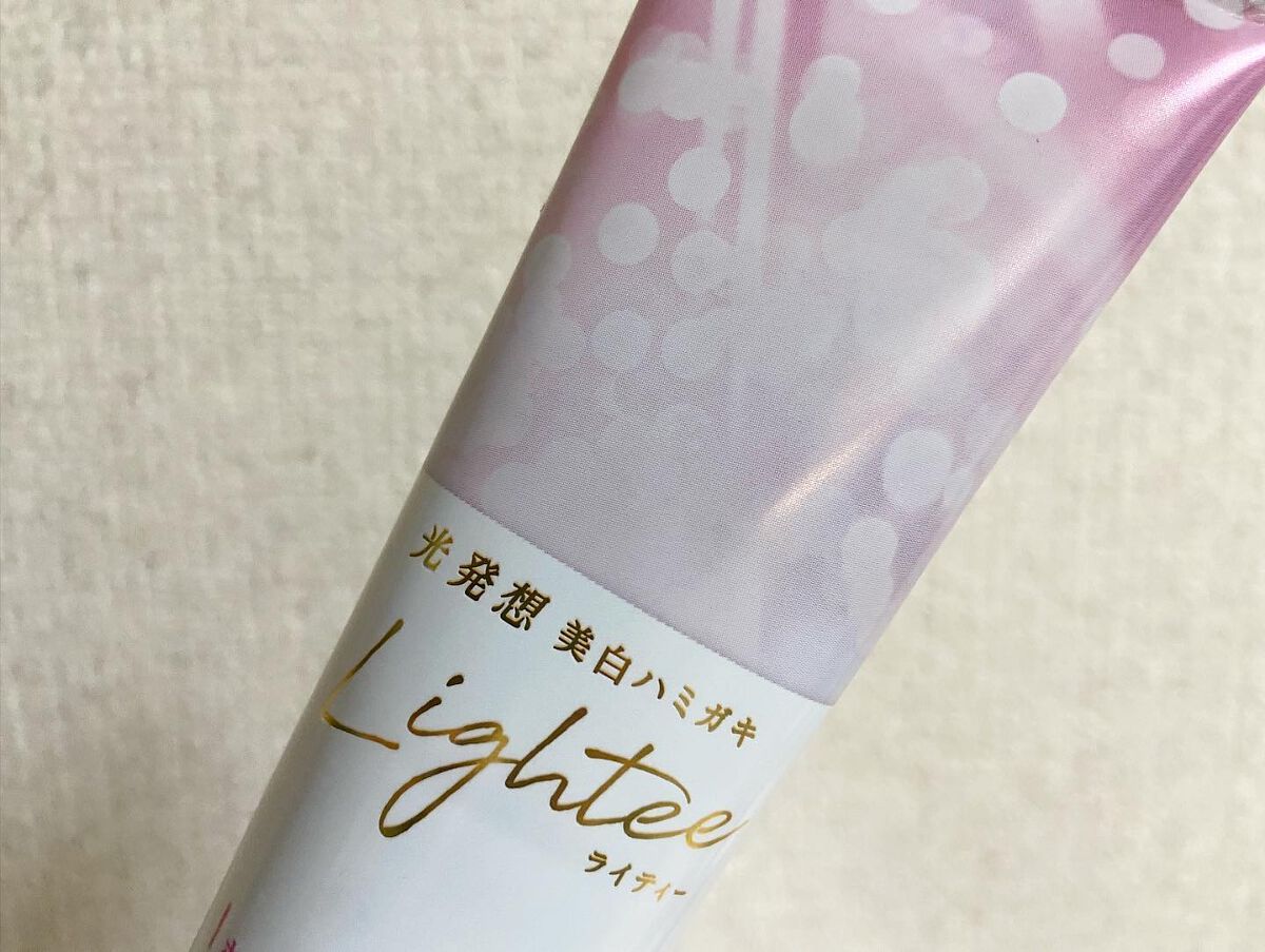 Lighteeハミガキ  ホワイトローズミント 100g/ライオン/歯磨き粉を使ったクチコミ（2枚目）