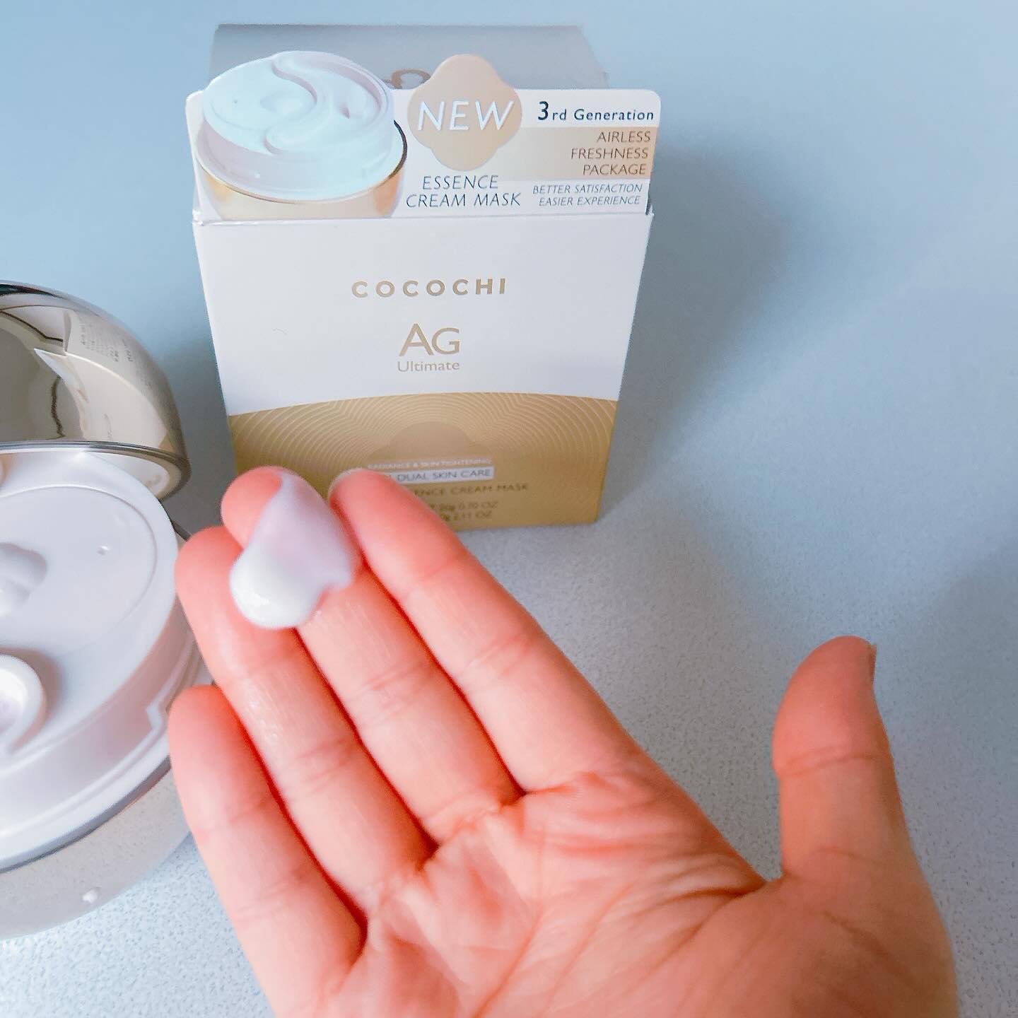 ココチ エージー グローイング エッセンス クリーム マスク/COCOCHI/フェイスクリームを使ったクチコミ（2枚目）