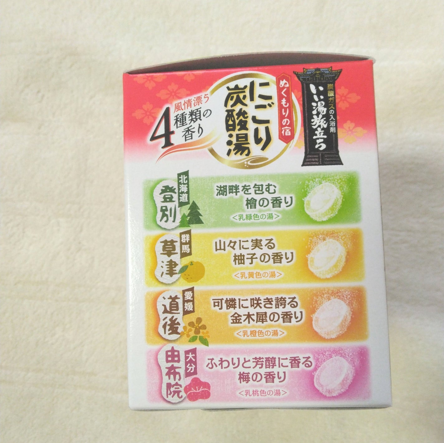 にごり炭酸湯 ぬくもりの宿/いい湯旅立ち/炭酸系入浴剤を使ったクチコミ(2枚目)