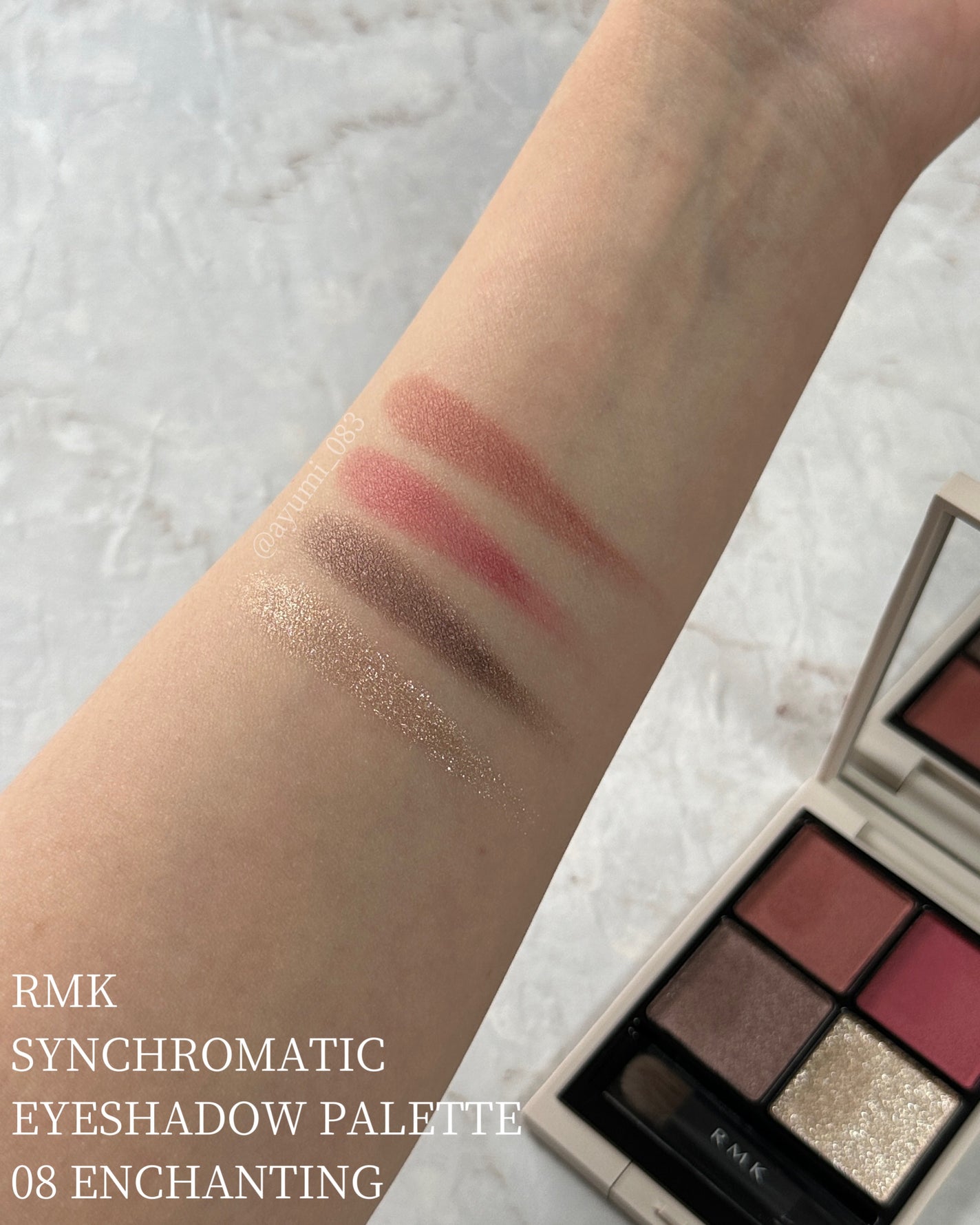 RMK シンクロマティック アイシャドウパレット/RMK/アイシャドウパレットを使ったクチコミ(2枚目)