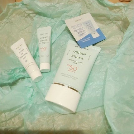 アーバンシェード アンチポーション トーンアップ/DEWYTREE/日焼け止めクリームを使ったクチコミ(2枚目)