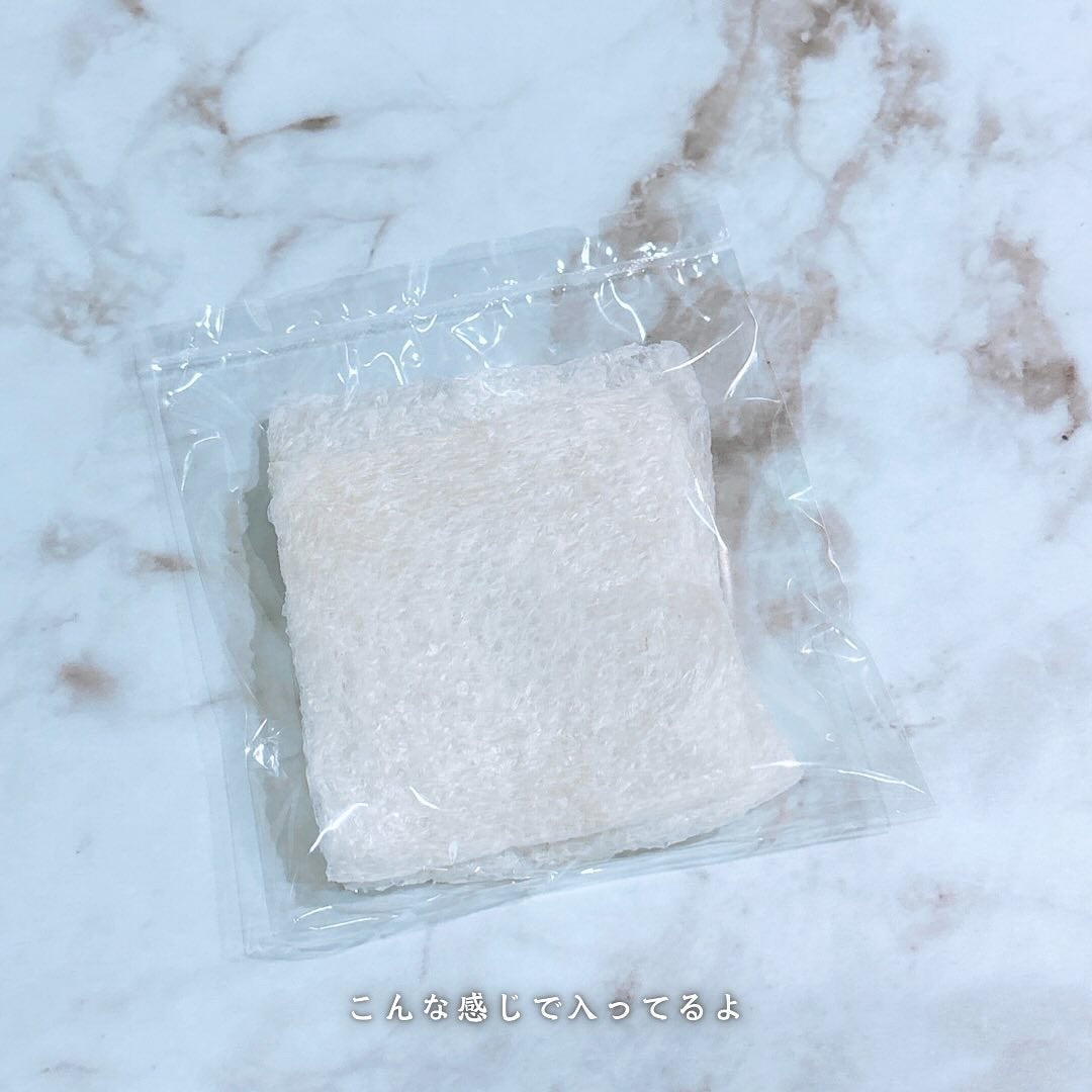 こんにゃくスポンジシート -天女の羽衣-/ナチュラブ/その他スキンケアグッズを使ったクチコミ(3枚目)