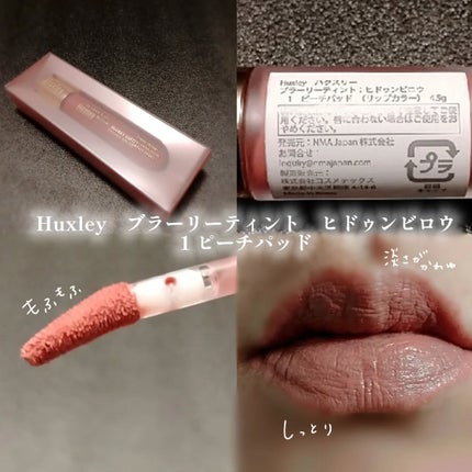 ブラーリーティント ヒドゥンビロウ/Huxley/リップティントを使ったクチコミ(2枚目)