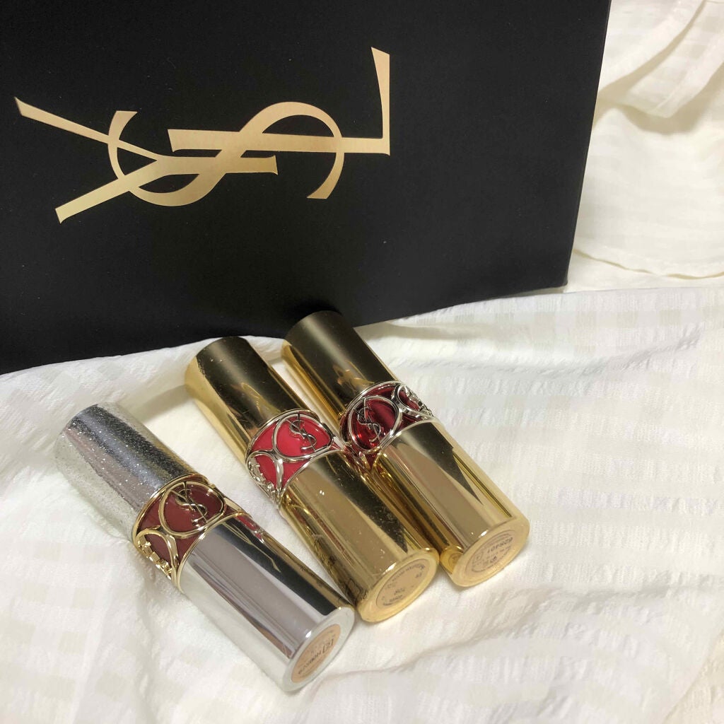 ルージュ ヴォリュプテ シャイン/YVES SAINT LAURENT BEAUTE/口紅を使ったクチコミ(1枚目)