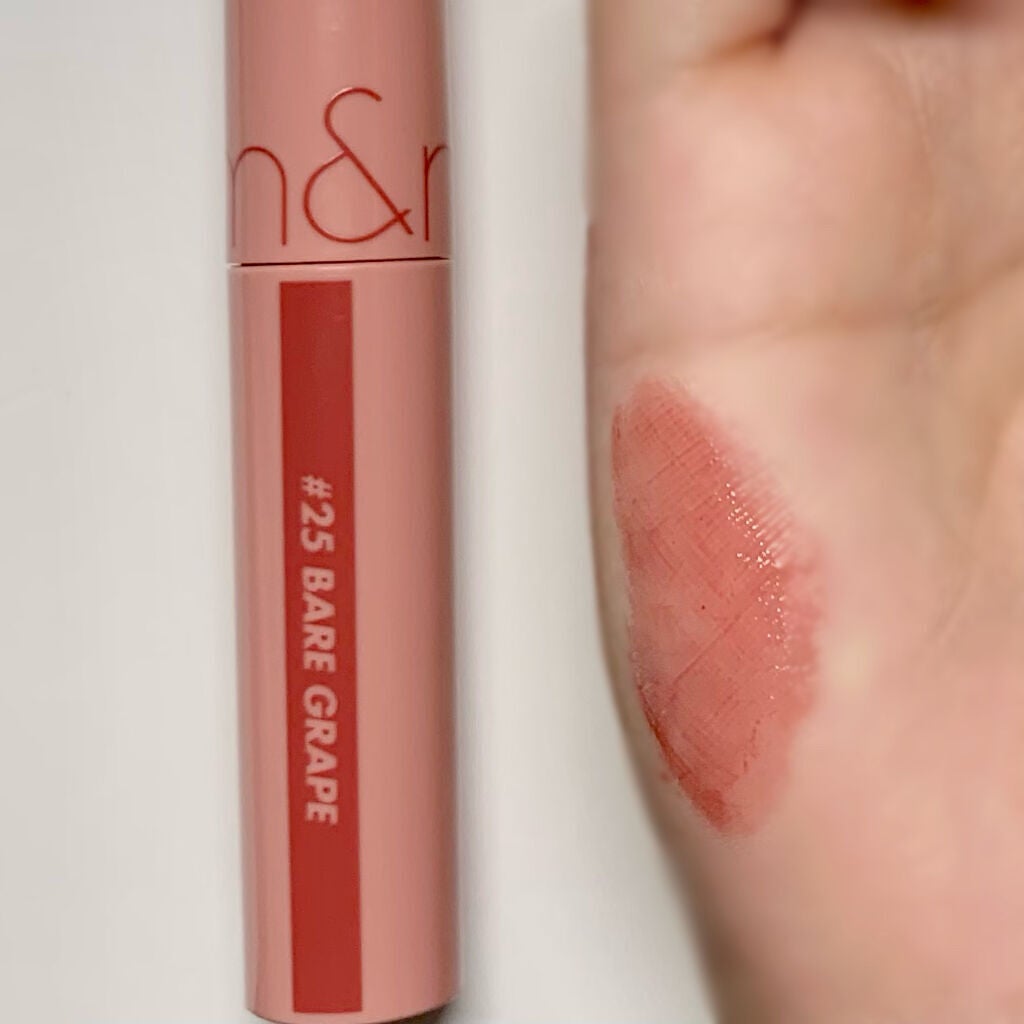 ジューシーラスティングティント/rom&nd/リップティントを使ったクチコミ(3枚目)