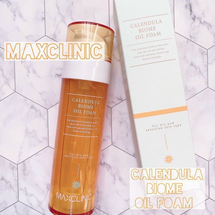 カレンデュラ バイオーム オイルフォーム/MAXCLINIC/オイルクレンジングを使ったクチコミ(1枚目)