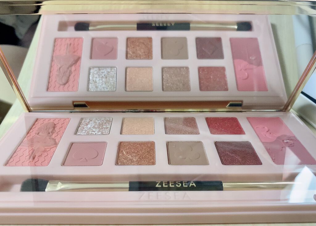アリスドリームランドシリーズ 12色アイシャドウパレット（ZEESEA×大英博物館）/ZEESEA/アイシャドウパレットを使ったクチコミ（3枚目）