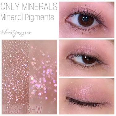 ミネラルピグメント ローズデュー/ONLY MINERALS/パウダーチークを使ったクチコミ（3枚目）