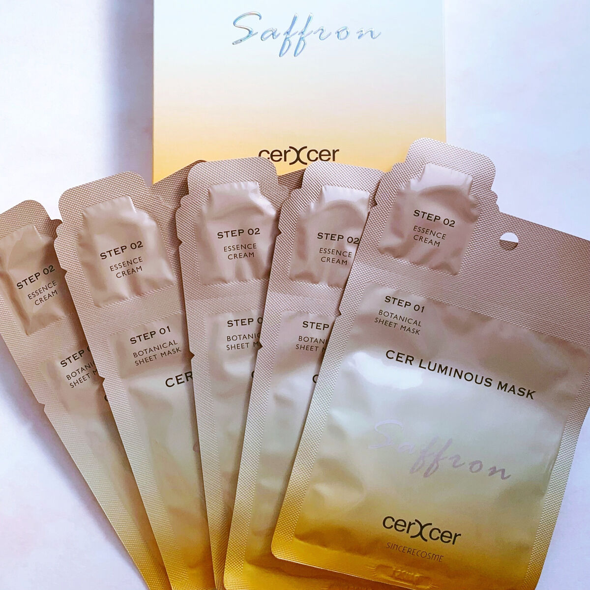 ルミナスマスク   (ケアクリーム付き) /cerXcer/シートマスク・パックを使ったクチコミ（2枚目）